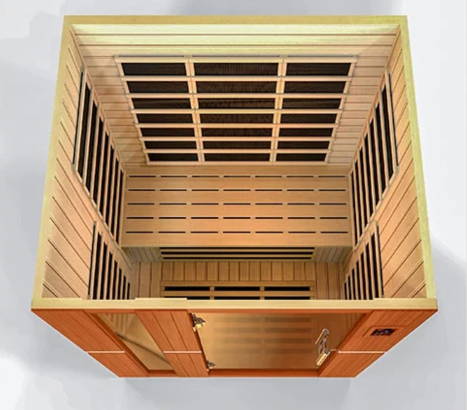 Dynamic Lugano 3-Person Low EMF FAR Infrared Sauna