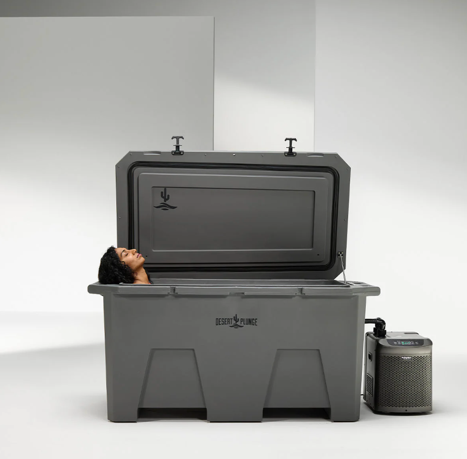 The Desert Plunge Exclusive Cold Plunge Tub w/ 1/4 HP Chiller - Tan