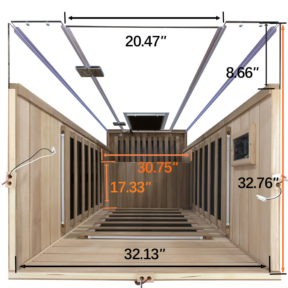 S01 1-Person Full-Spectrum Infrared Sauna