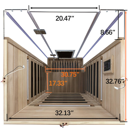 S01 1-Person Full-Spectrum Infrared Sauna