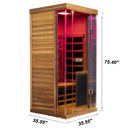 S01 1-Person Full-Spectrum Infrared Sauna