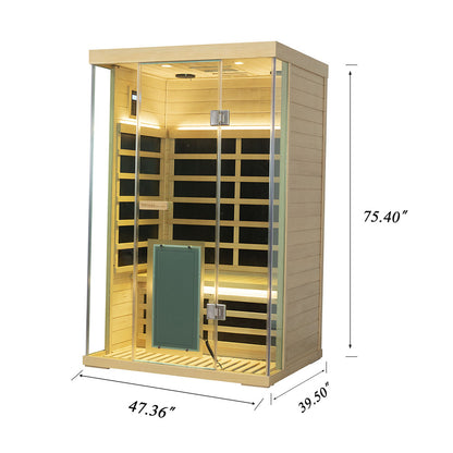 S02 2-Person Full Spectrum Infrared Sauna