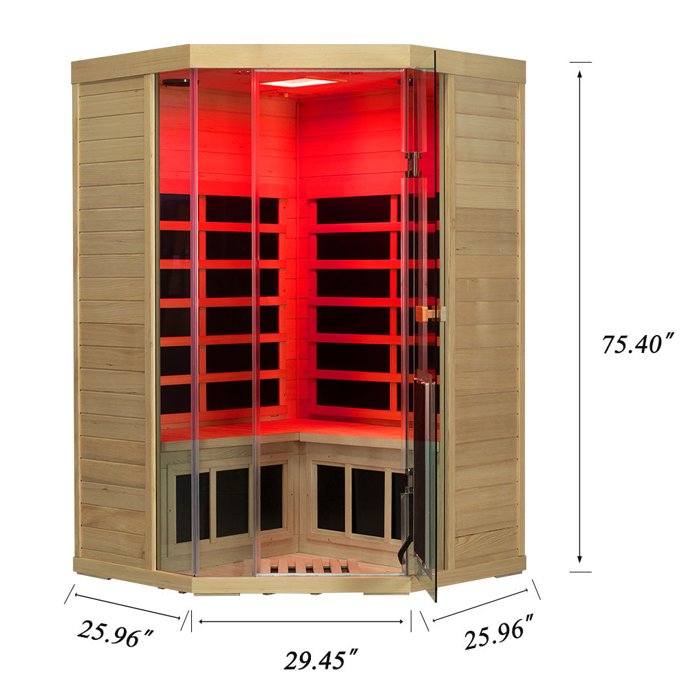 S07 2–3 Person Full Spectrum Infrared Sauna