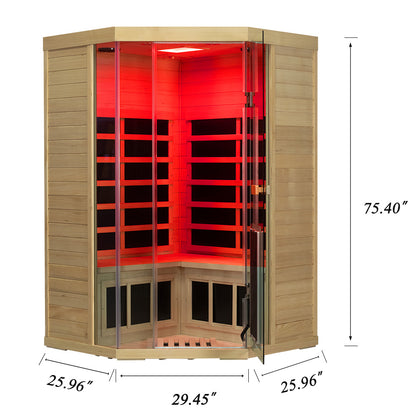 S07 2–3 Person Full Spectrum Infrared Sauna