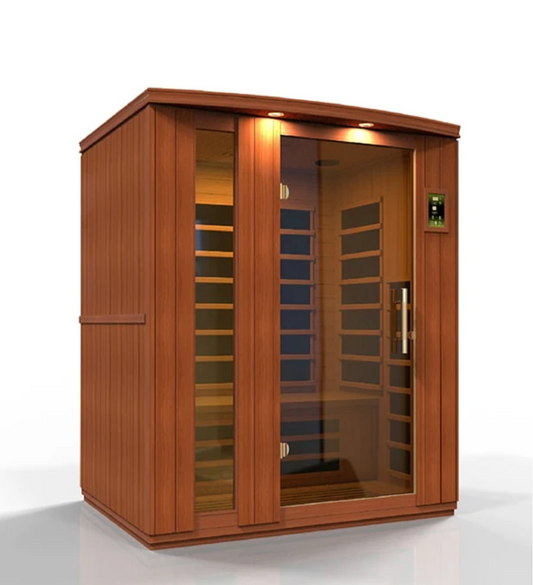 Dynamic Lugano 3-Person Low EMF FAR Infrared Sauna
