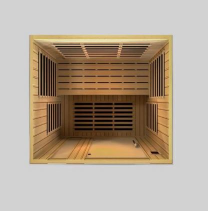 Dynamic Lugano 3-Person Low EMF FAR Infrared Sauna
