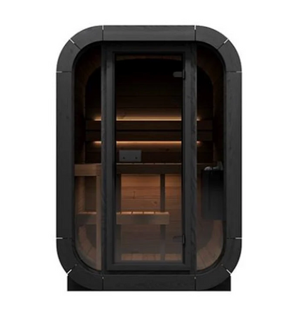 SaunaLife 2-Person CL3G Cube-Series Outdoor Home Sauna