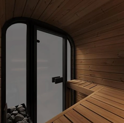 SaunaLife 2-Person CL3G Cube-Series Outdoor Home Sauna