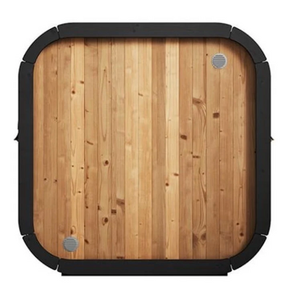 SaunaLife 3-Person CL4G Cube-Series Outdoor Home Sauna