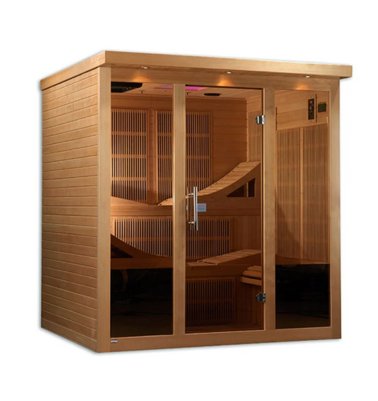 Golden Designs Monaco 6-Person Near Zero EMF Far Infrared Sauna