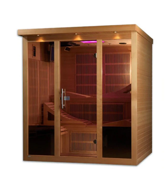Golden Designs Monaco 6-Person Near Zero EMF Far Infrared Sauna