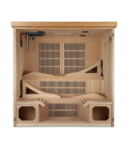 Golden Designs Monaco 6-Person Near Zero EMF Far Infrared Sauna