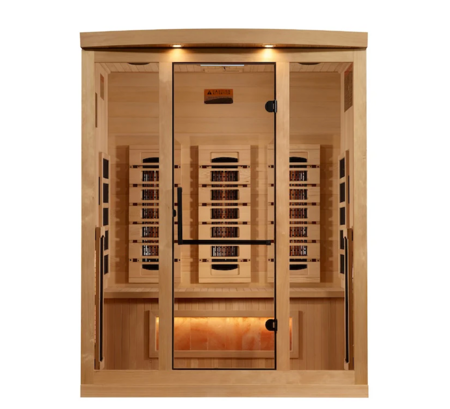 Golden Designs 3-Person Reserve Edition Full Spectrum with Himalayan Salt Bar