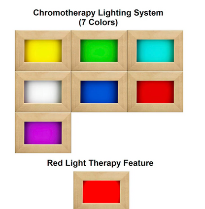 Golden Designs 3-Person Reserve Edition Full Spectrum with Himalayan Salt Bar