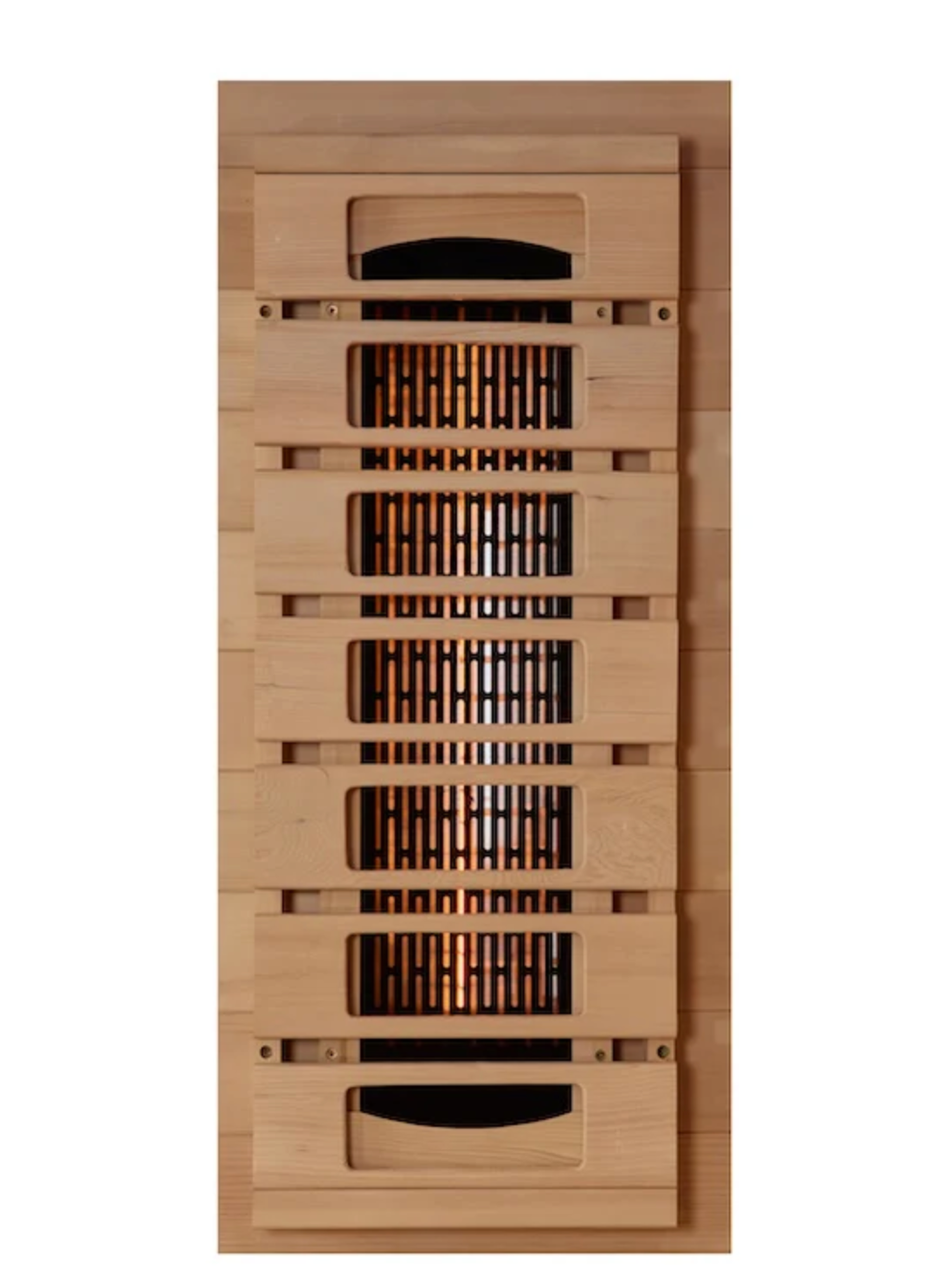 Golden Designs 4-Person Full Spectrum Near Zero EMF Infrared Saunas with Himalayan Salt Bar
