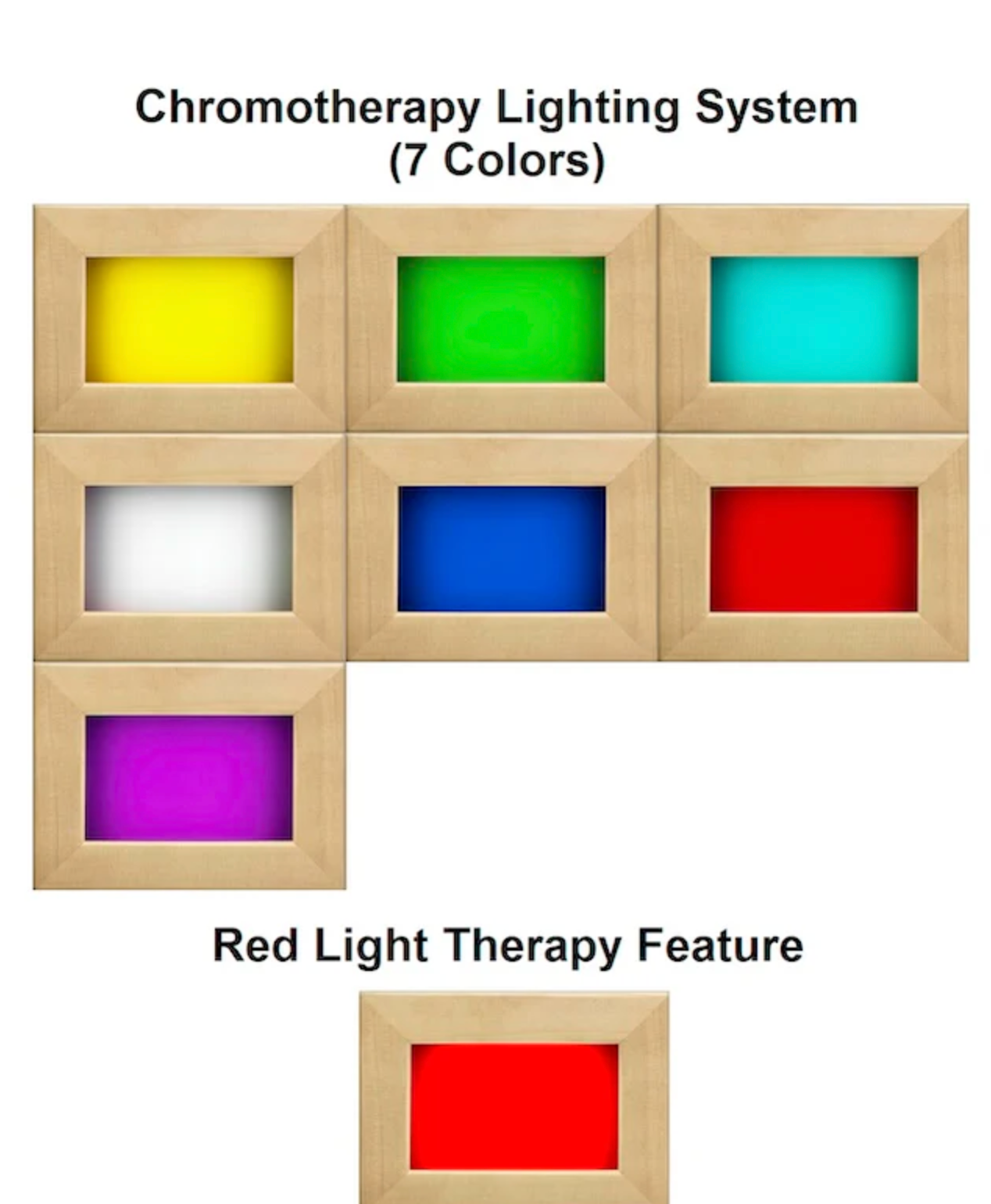 Golden Designs 4-Person Full Spectrum Near Zero EMF Infrared Saunas with Himalayan Salt Bar