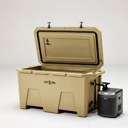 The Desert Plunge Exclusive Cold Plunge Tub w/ 1/4 HP Chiller - Tan