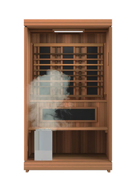 Finnmark FD-4 Trinity 2-Person Hybrid Indoor Infrared & Traditional Steam Sauna