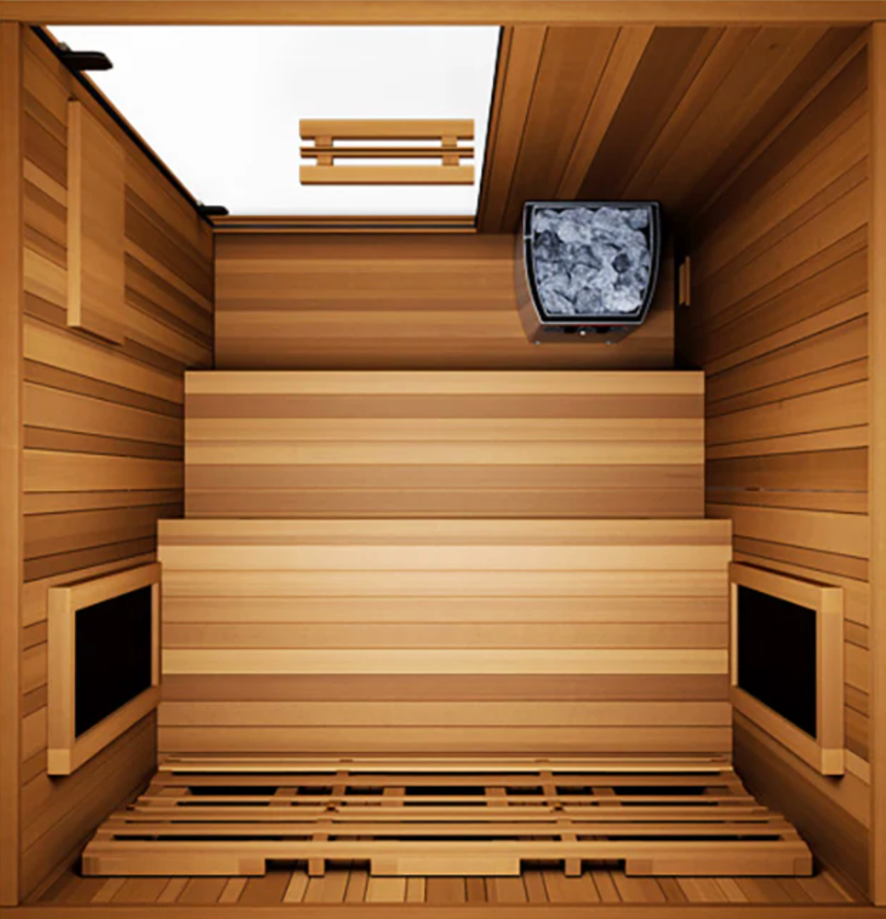 Finnmark FD-4 Trinity 2-Person Hybrid Indoor Infrared & Traditional Steam Sauna
