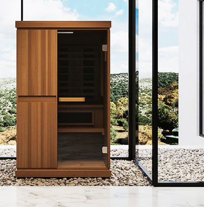 Finnmark FD-4 Trinity 2-Person Hybrid Indoor Infrared & Traditional Steam Sauna