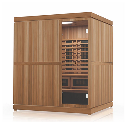 Finnmark FD-5 Trinity 4-Person Hybrid Indoor Infrared & Traditional Steam Sauna