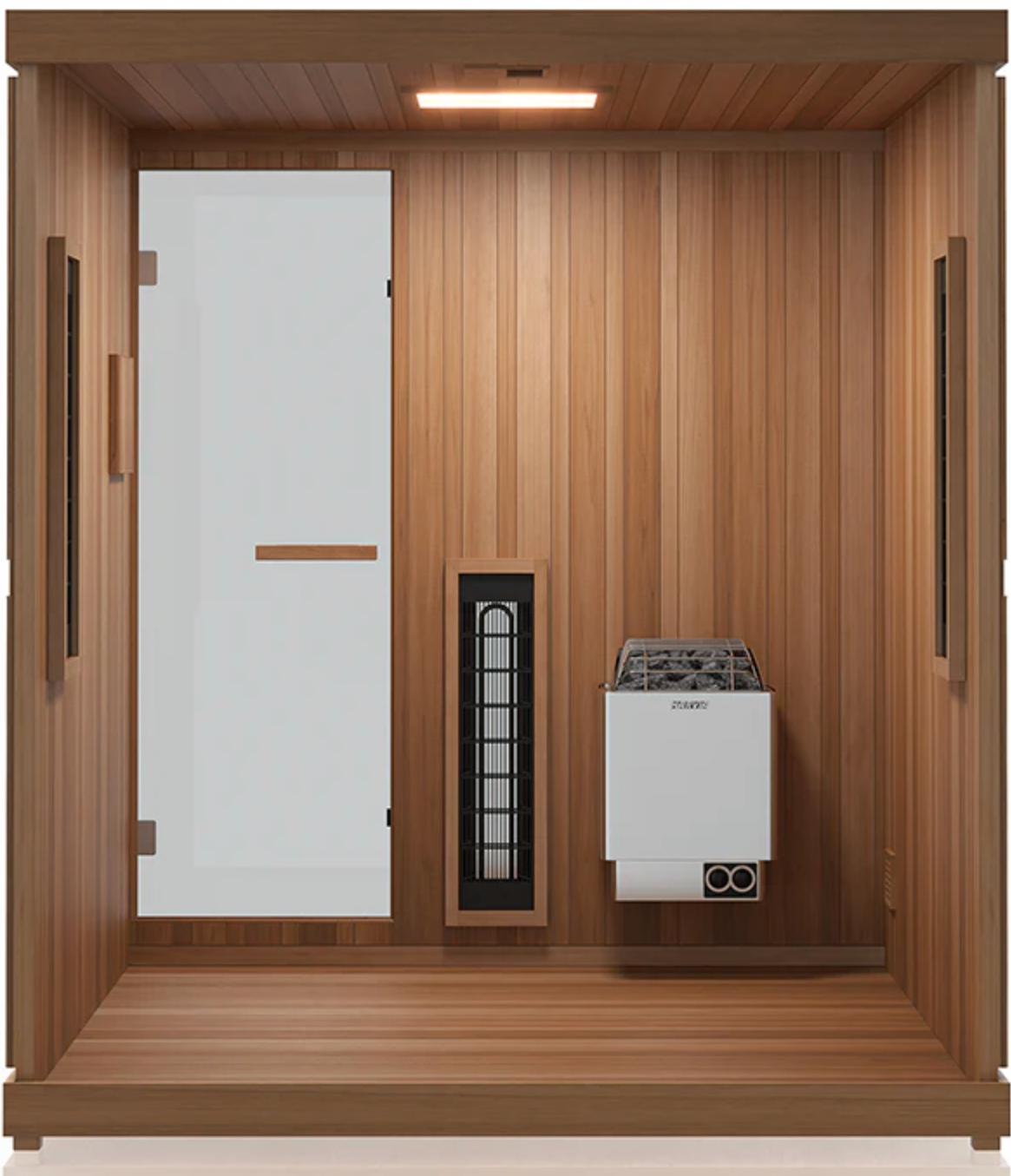 Finnmark FD-5 Trinity 4-Person Hybrid Indoor Infrared & Traditional Steam Sauna