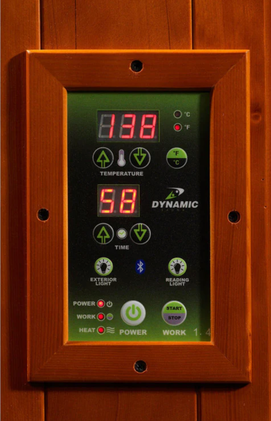 Dynamic Avila 1-2-Person Low EMF FAR Infrared Sauna