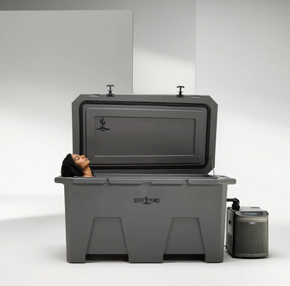 The Desert Plunge Exclusive Cold Plunge Tub w/ 1/4 HP Chiller - Tan