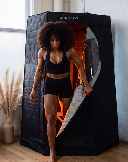 SaunaBox® Pulse PRO: Infrared Sauna with Red-Light Therapy