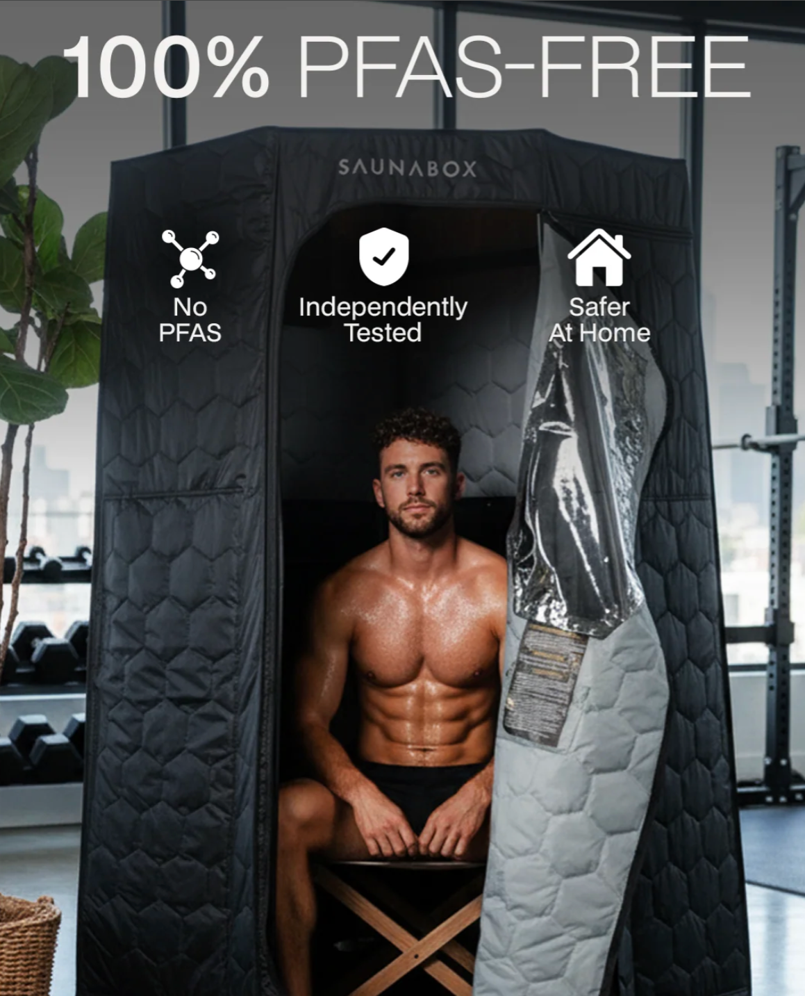 SaunaBox® Pulse PRO: Infrared Sauna with Red-Light Therapy