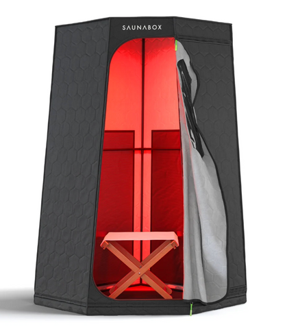 SaunaBox® Pulse PRO: Infrared Sauna with Red-Light Therapy
