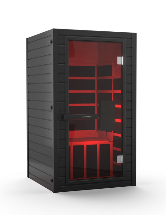 SaunaBox® Solara: Full Spectrum 1-Person Infrared Sauna