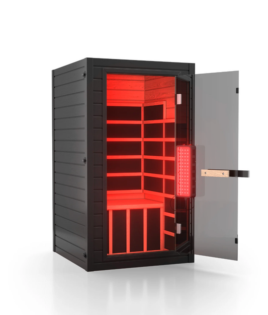 SaunaBox® Solara: Full Spectrum 1-Person Infrared Sauna