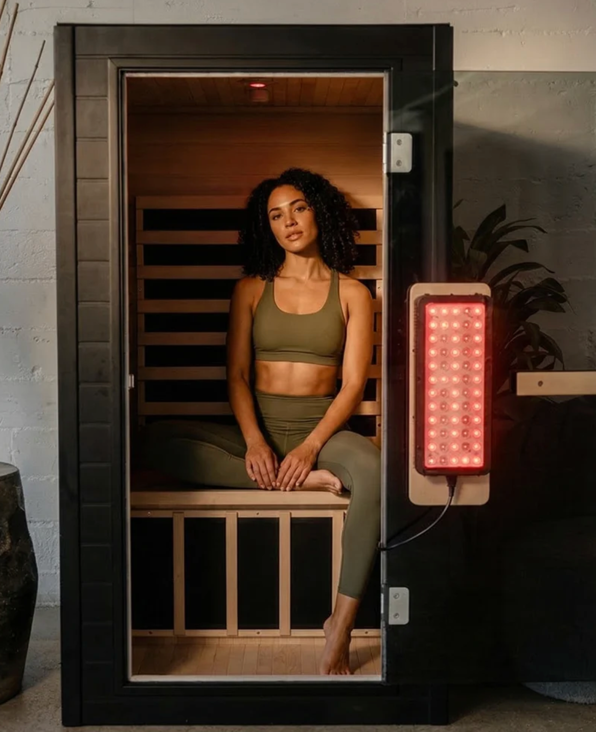 SaunaBox® Solara: Full Spectrum 1-Person Infrared Sauna