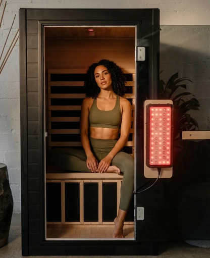 SaunaBox® Solara: Full Spectrum 1-Person Infrared Sauna
