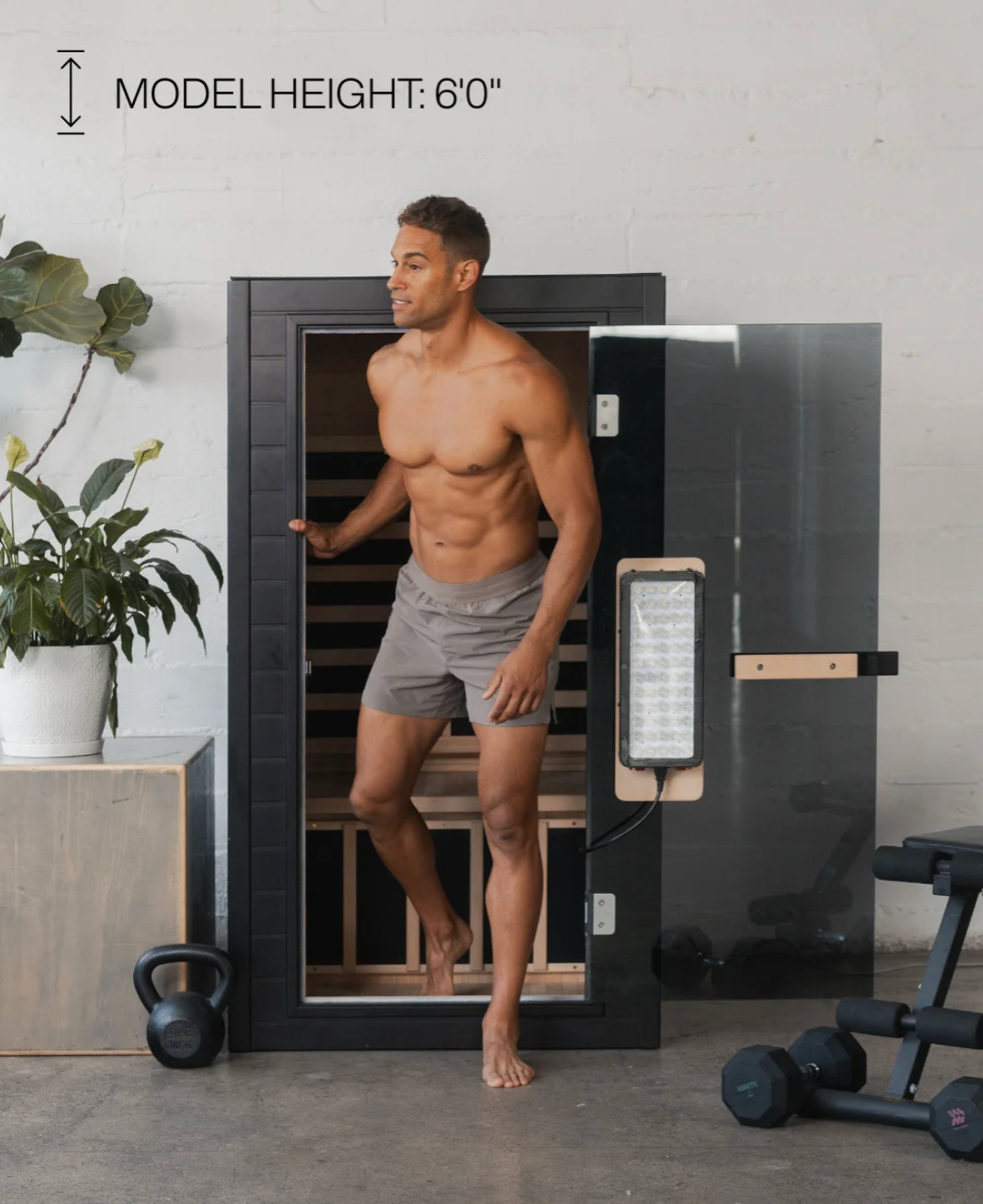 SaunaBox® Solara: Full Spectrum 1-Person Infrared Sauna