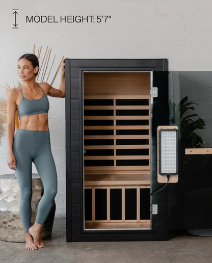 SaunaBox® Solara: Full Spectrum 1-Person Infrared Sauna