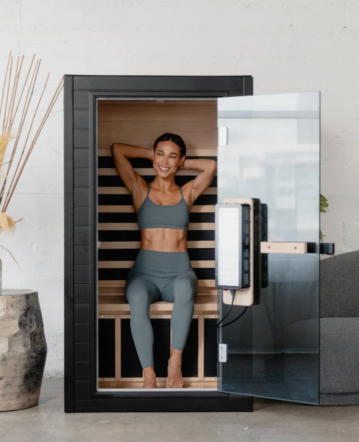 SaunaBox® Solara: Full Spectrum 1-Person Infrared Sauna