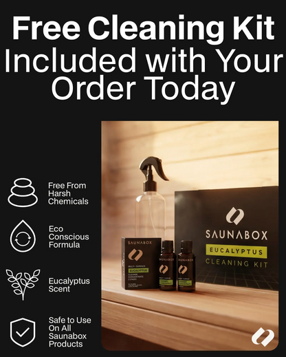 SaunaBox® Solara: Full Spectrum 1-Person Infrared Sauna