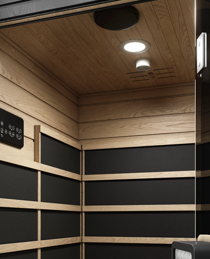 SaunaBox® Solara: Full Spectrum 1-Person Infrared Sauna