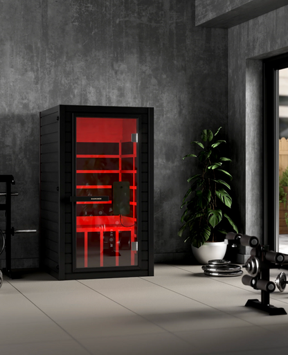 SaunaBox® Solara: Full Spectrum 1-Person Infrared Sauna