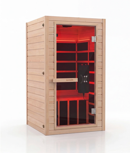 SaunaBox® Solara: Full Spectrum 1-Person Infrared Sauna