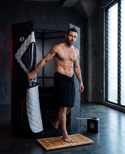 SaunaBox® SmartSteam Pro With Red-Light Therapy