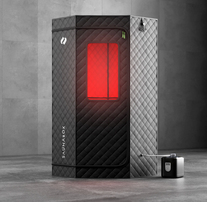 SaunaBox® SmartSteam Pro With Red-Light Therapy