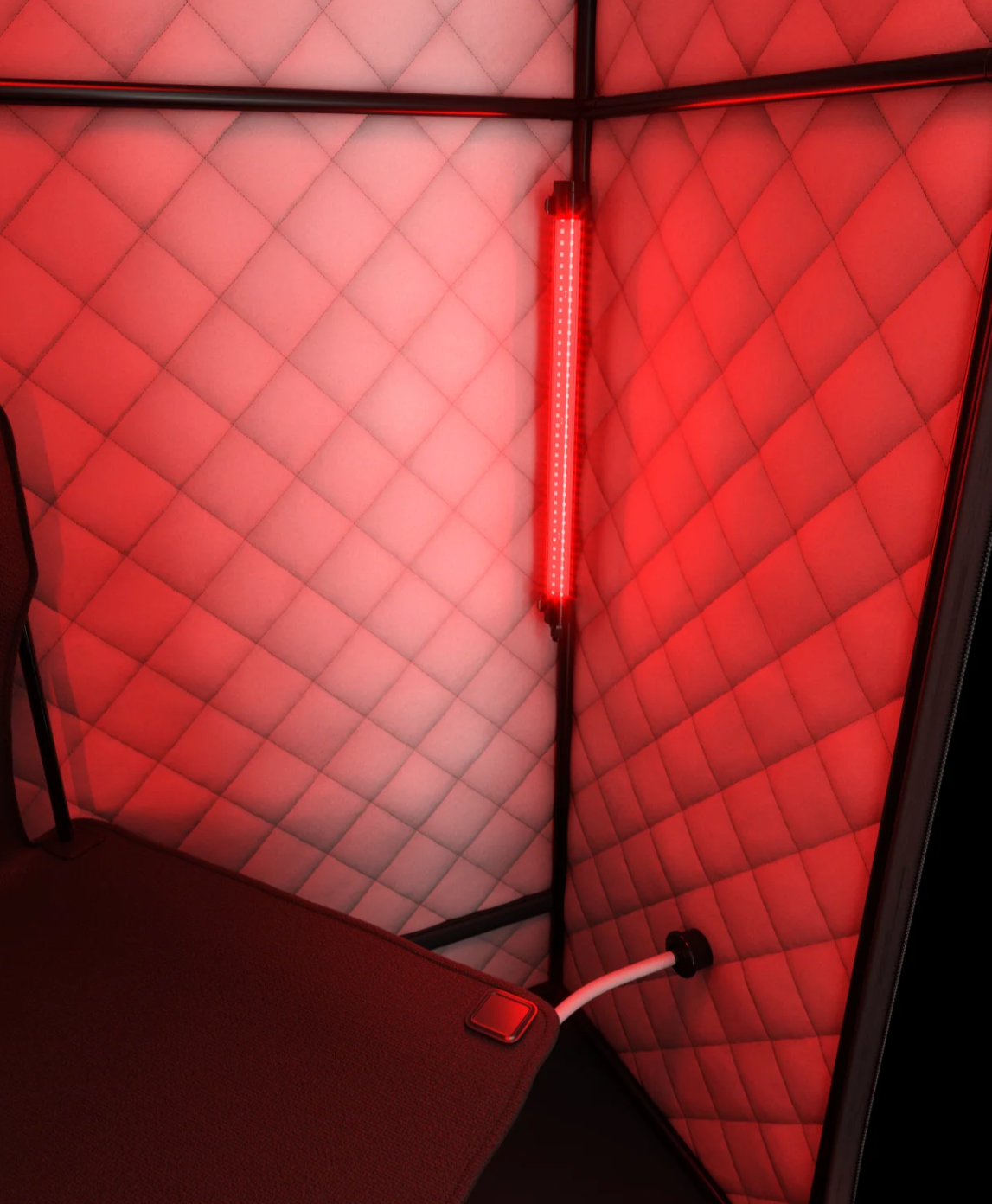 SaunaBox® SmartSteam Pro With Red-Light Therapy