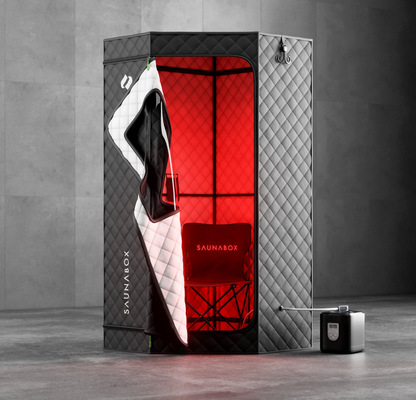SaunaBox® SmartSteam Pro With Red-Light Therapy
