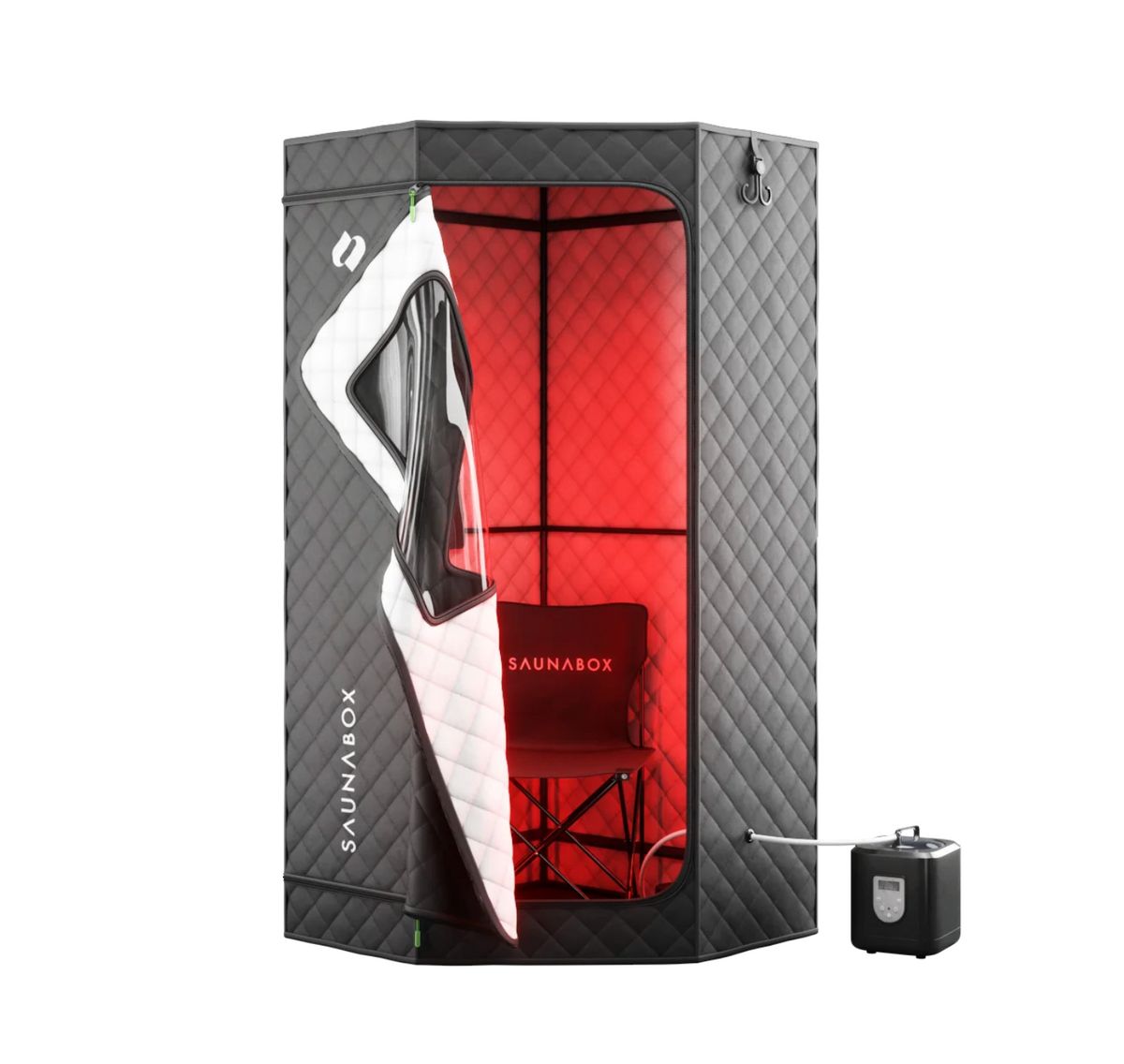 SaunaBox® SmartSteam Pro With Red-Light Therapy