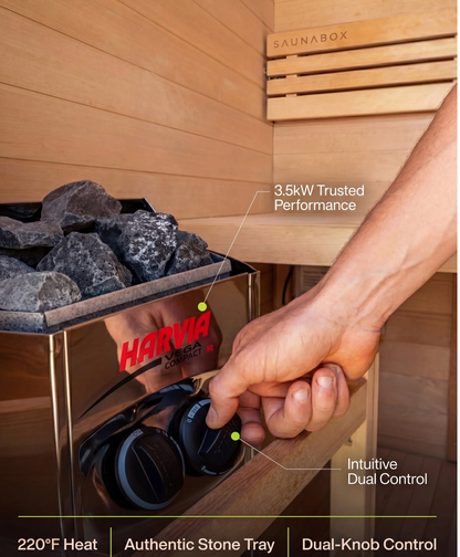SaunaBox® Forge 1-Person: Traditional Finnish Sauna