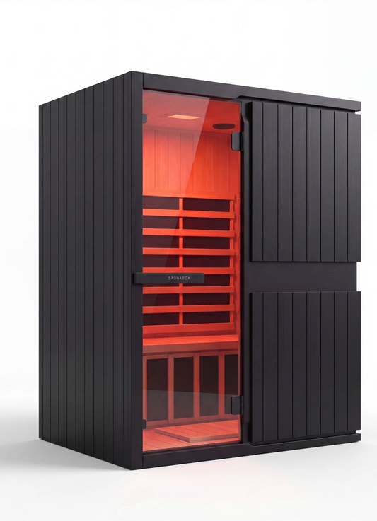 SaunaBox® Solara 2-Person: Full Spectrum Infrared Sauna