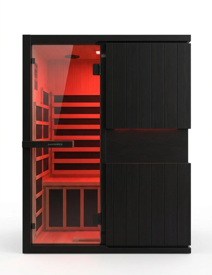 SaunaBox® Solara 2-Person: Full Spectrum Infrared Sauna